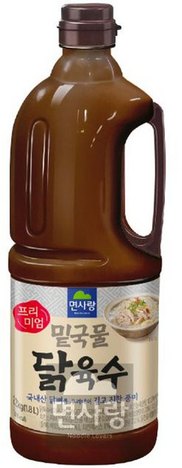 면사랑 밑국물 닭육수 2.2kg 실온, 1개