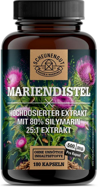 독일 슈넨구트 Scheunengut Milk Thistle 밀크씨슬 1500 mg, 1개, 180정