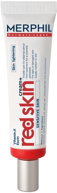 메르필 붉은기 안색 홍조 집중개선 레드스킨 크림, 30ml, 1개 - 쿠팡