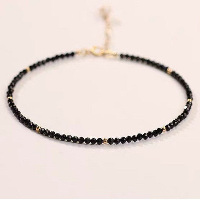투니스 블랙 스피넬 팔찌