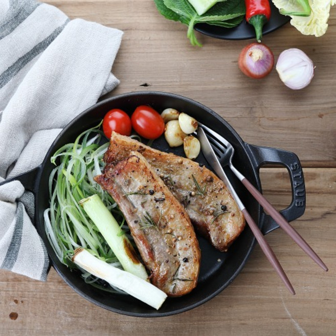 두툼한 스테이크용 삼겹살 300g 3팩 브라질산