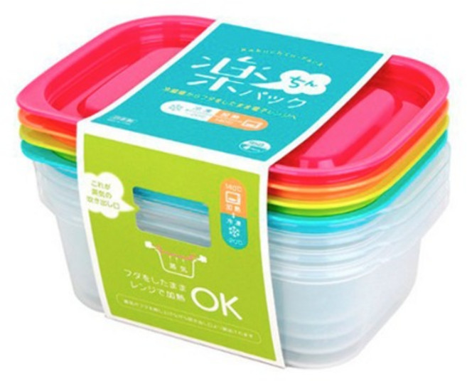 일제 이노마타 직사각 찬통 4P 140ml 180ml 400ml 850ml 950ml, 4개, 950ml(4p)