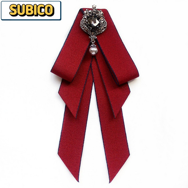 핸드메이드 넥타이 셔츠 리본 롱 끈 리본타이 브로치 옷핀 뱃지 타이 브로치 블라우스 스쿨룩 보타이 코디 여성 옷 미니 연출 웨딩촬영