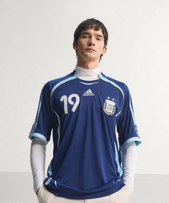 ADIDAS 아디다스 아르헨티나 어웨이 저지 2006 메시 다크블루 JN3709