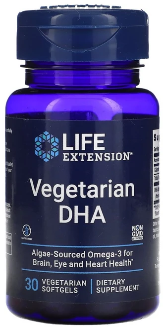 Life Extension 식물성 DHA 200mg 베지 소프트젤 30정, LifeExtension식물성DHA200mg베지소프트젤, 1개 - 쿠팡