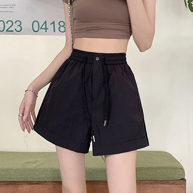 후암마켓 여자 바스락 밴딩 반바지 데일리 숏팬츠