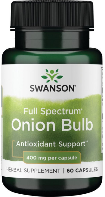 스완슨 풀 스펙트럼 어니언 400mg 캡슐, 60개입, 1개, 60정