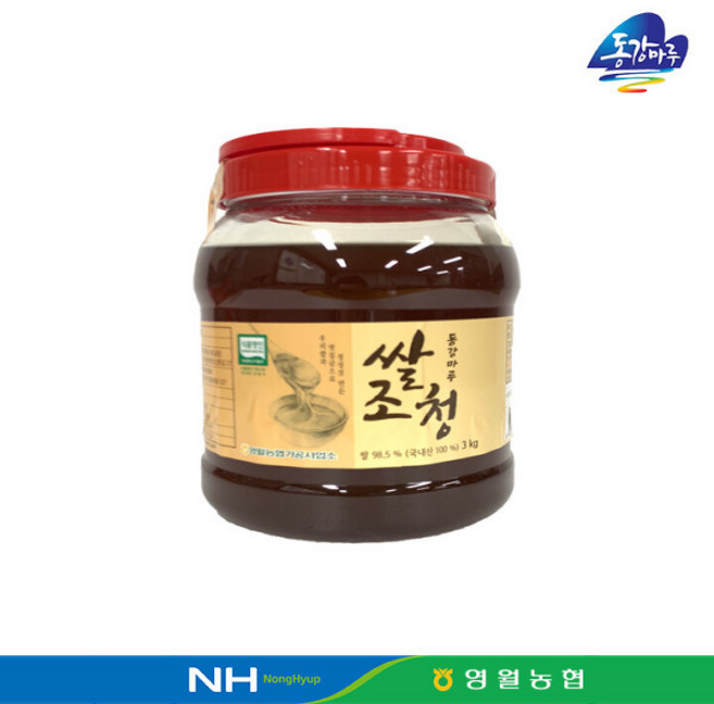 영월농협 동강마루 쌀조청, 1개, 3kg