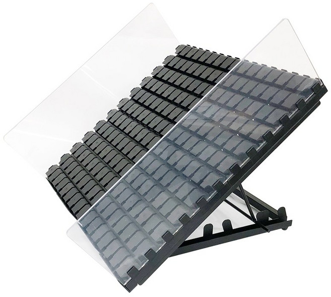 [위드정우] 경사보드 경사 진열대 투명 디바이더 대 (20개), 580x180, 20개