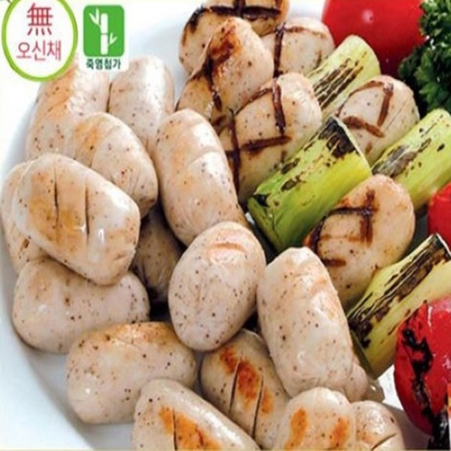 채식 대체육 콩고기 소세지 베지비엔나 1kg (무오신채) / 비건, 1개