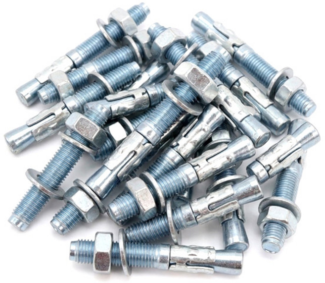 콘크리트 웨지앙카 볼트 아연도금 날개 고정형, 20개