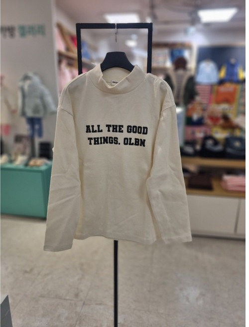 [OPR아동] 픽스키즈 올리반 홀리베이직반목티셔츠 IV OE4UTS201IV