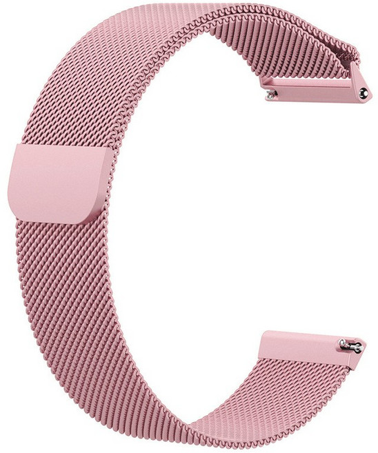 小米 Xiaomi Watch S2 22mm 米蘭尼斯磁吸金屬錶帶, 玫瑰粉, 1個