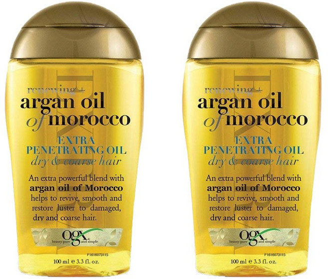 오지엑스 아르간 오일 모로코 페네트레이팅 오일, 100ml, 2개