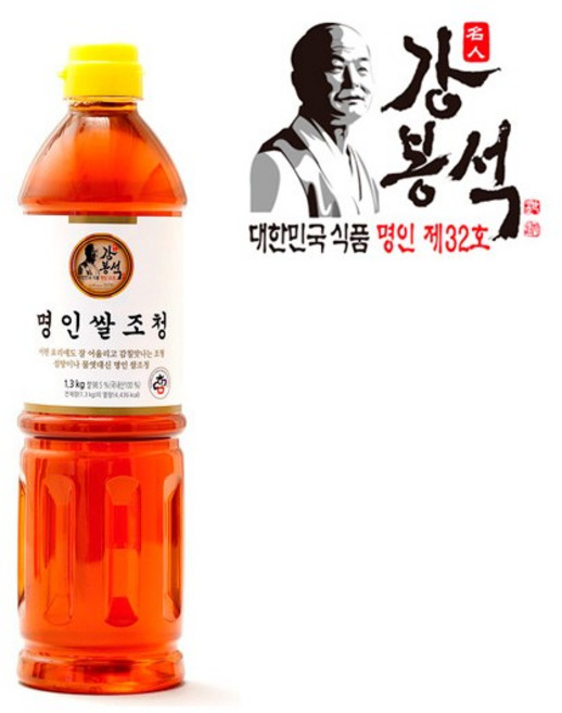 명인 쌀 조청 (두레촌 강봉석 식품명인), 1.3kg, 4개