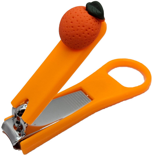 제주갬성 캐릭터 손톱깎이 핸드폰거치대 여행 선물 네일케어, 감귤, 1개, 오렌지