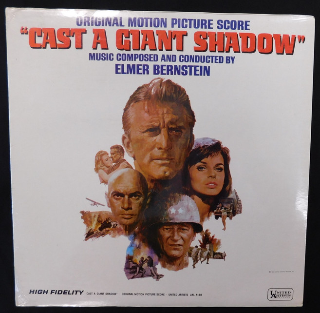 (수입 LP) Cast A Giant Shadow Score Elmer Bernstein Original Vinyl Album LP SEALED, (수입 LP) Cast A Giant Shadow Sc