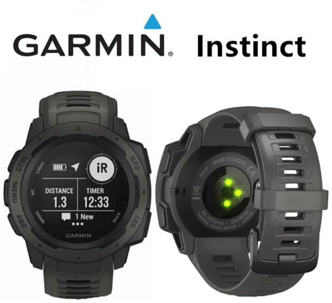 Garmin Instinct GPS 야외 스포츠 광학 심박수 시계는 다중 언어 전환을 95%, [01] 옵션1