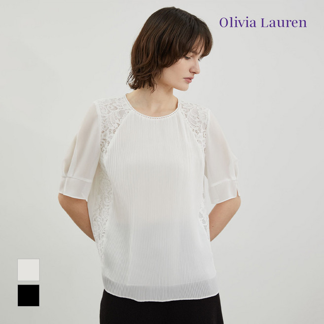 5위 - 올리비아로렌 [OLIVIA LAUREN] 플리츠 블라우스_VOCNS4M4321