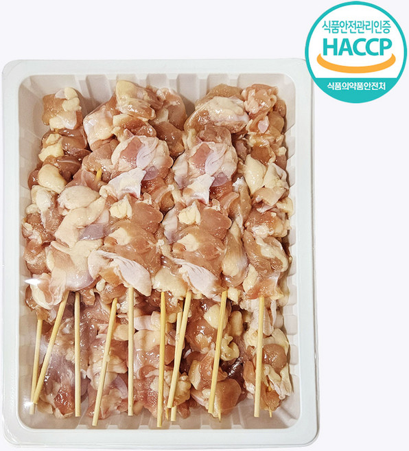 꼬치마트 국내산 닭무릎연골꼬치 20개입 1팩 공장직영, 20개, 40g