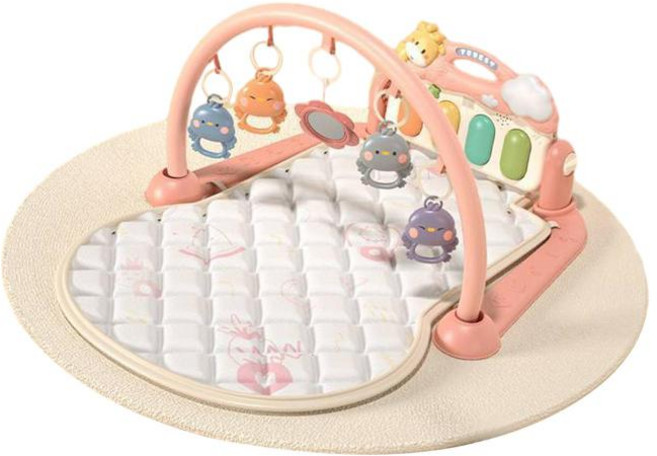 JC 아기 체육관 놀이 매트 패딩 매트 신생아 어린이용 놀이 매트 0 6 12개월 신생아, ABS, 여러 가지 빛깔의, 1개