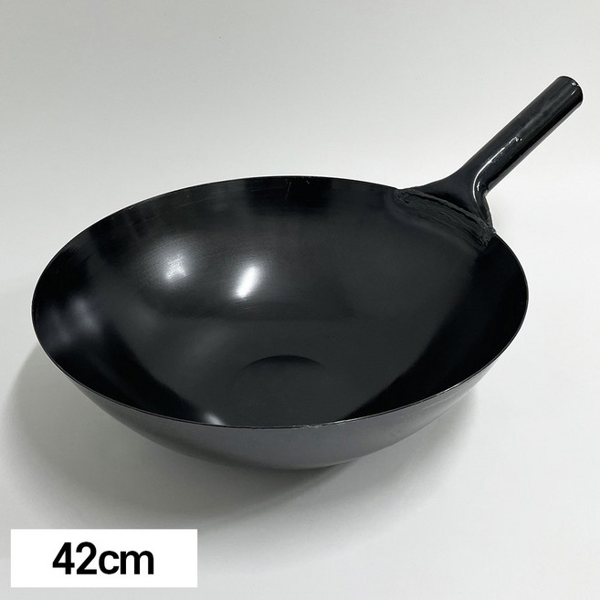 업소용 철 웍 중식웍, 중식웍 42cm, 철 손잡이, 1개