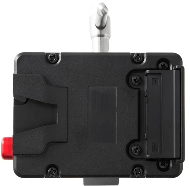 ZGCINE VM-HS2 핫 스왑 V 마운트 배터리 플레이트 15mm 로드 클램프가 있는 잠금 어댑터 14.8V USB-C DP, 01 Black