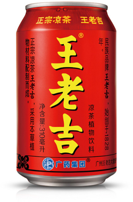 천미방 왕라오지 냉차 수정과 중국음료수 녹차 아이스티 왕로지 중국음료, 2개, 310ml