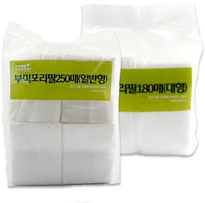 뉴욕맘 [선우랜드]일반형 정전기청소포 250매/대형 180매