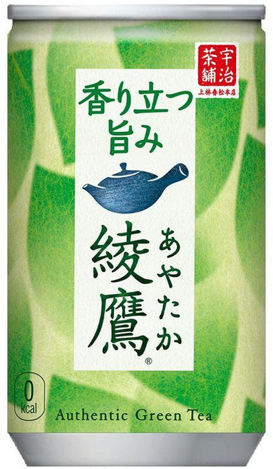[백화점입점] 아야타카 녹차 캔 일본 티 음료 차 음료수 green tea, 1개, 160ml