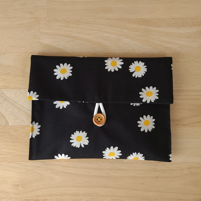 [DIY키트 패키지] 18cm 사각 끈 생리대 파우치만들기 방수파우치 자유학년 바느질세트, 레드벨벳