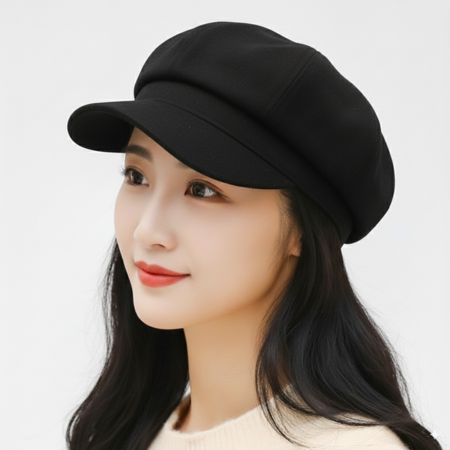 클래식한 레트로 감성 여성 가을 겨울 베레모 팔각모 빵모자