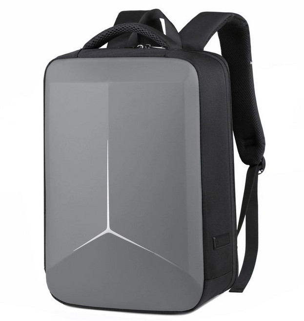 노트북 백팩 17인치 배낭 다몬컴 데이팩 여행 직장인 대형 충전 경량 확장형 맨백, 1개, 그레이 스펀지