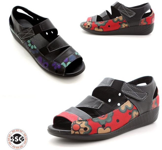 [천연소가죽] 발볼편한 밴딩 착화감좋은 중년여성 여름 컴포트 로퍼 단화 3cm GS492