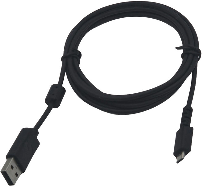 로지텍 호환 마우스 충전케이블 고급형 5핀 c타입 직조 지슈라 지프로 무선 G502 G403 G703 G903 지슈라2 미니 덱스 913tkl, 블랙, 고무 슬림(범용) 5핀 로지텍 마우스 5핀 범용