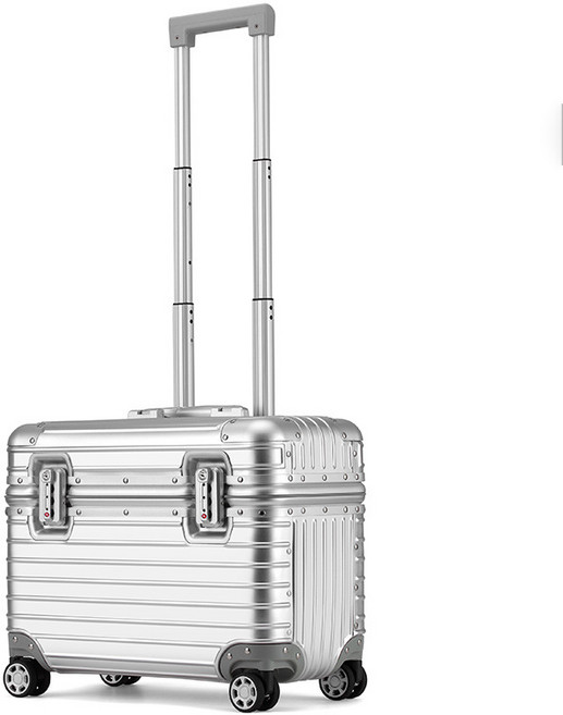 알루미늄 카메라캐리어 장비 촬영 카메라가방 검정 트롤리, 실버, 18인치, 1개, 실버