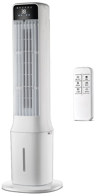 Vermuda 저소음설계 급냉풍 기화냉각식 듀얼 아이스쿨링팬 냉풍기업소용 사무실 가정용냉풍기, 단품