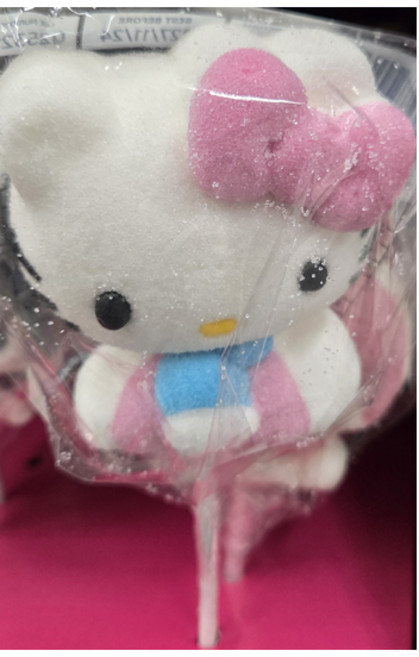 산리오캐릭터즈 마시멜로우 롤리팝 45g 헬로키티 마시멜로, 1