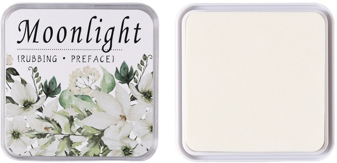 보스케 플라워컬러 스탬프 잉크패드, 1개, 문라이트 화이트