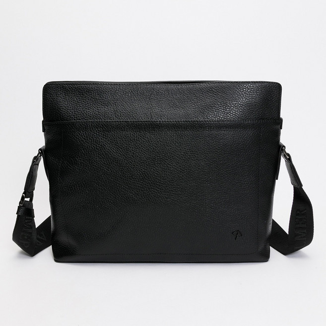 Arnold Palmer Commander系列下沉式黑色斜背包