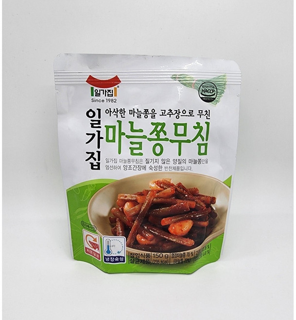 [푸른들마켓][일가집] 마늘쫑무침(신) 150g, 1개