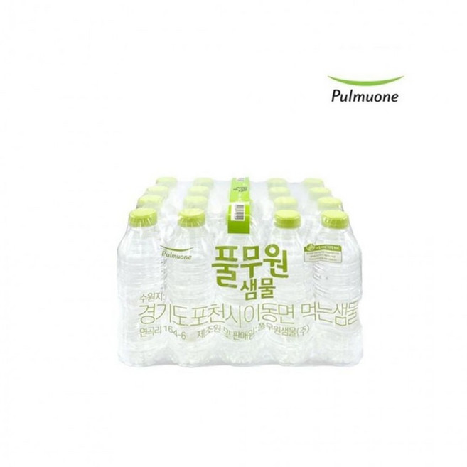 미니 물 식수 샘물 무라벨 생수 330ml x 60개