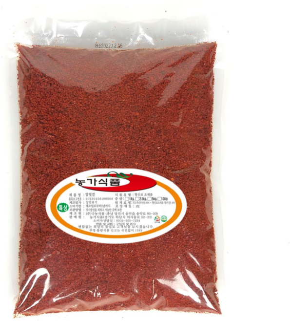 중국산 고추가루 김치용 고춧가루 보통맛, 1kg, 1개