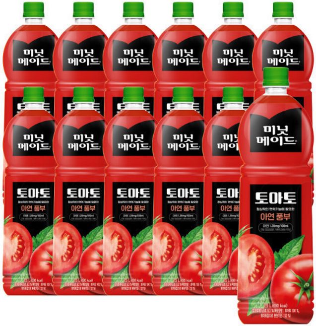 미닛메이드 토마토 1.5L 12페트