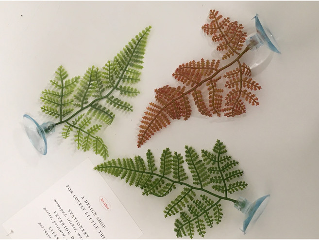 솜사탕고사리 도마뱀 사육장꾸미기 인조식물, 1개, 그린