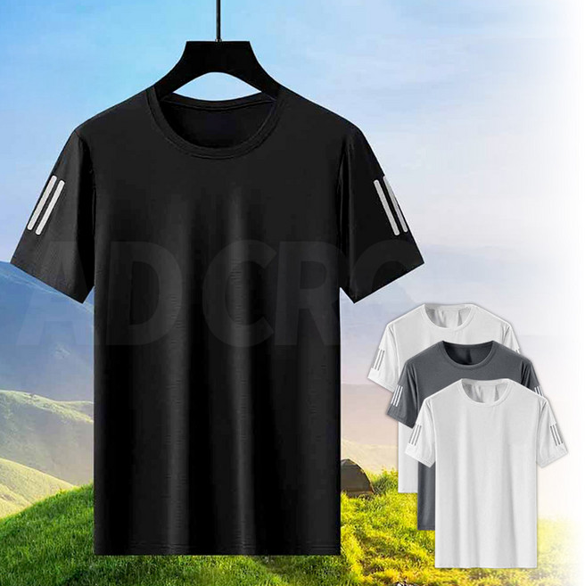 [인포벨]TV홈쇼핑정품 애드크로스 케이마운틴 헬스 런닝 여름 쿨 아이스 반팔 티셔츠 냉감 운동