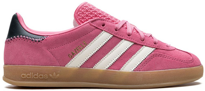 아디다스 가젤 인도어 로즈 톤 컬리지에이트 그린 스니커즈