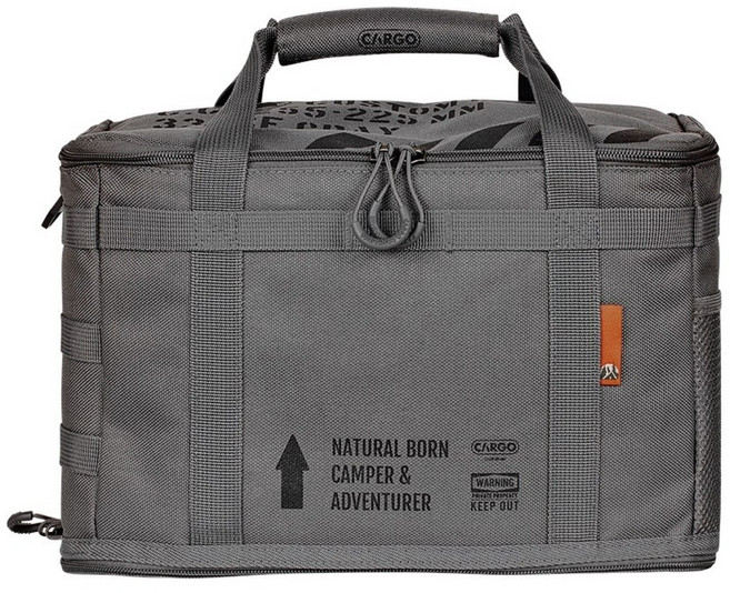 카고컨테이너 커스텀백 M 1개 캠핑가방 다용도 이소가스 부탄가스 수납, 그레이