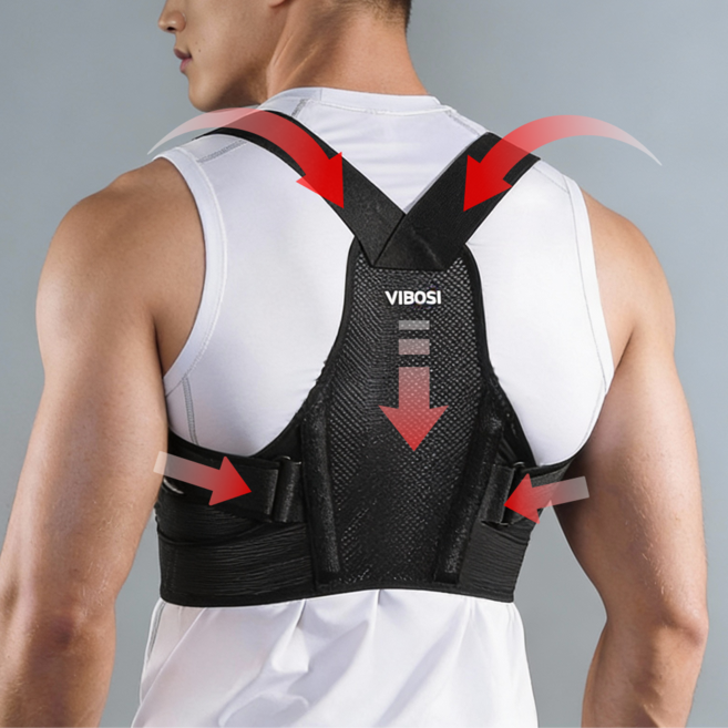 레츠굿 자세교정 어깨 교정기, 1개