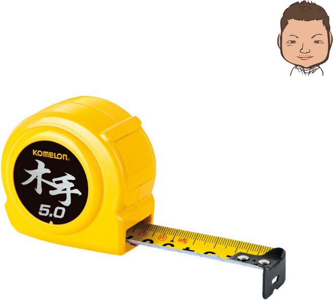 코메론 목수 자동 줄자 5m x 25mm KMC-83T 5개